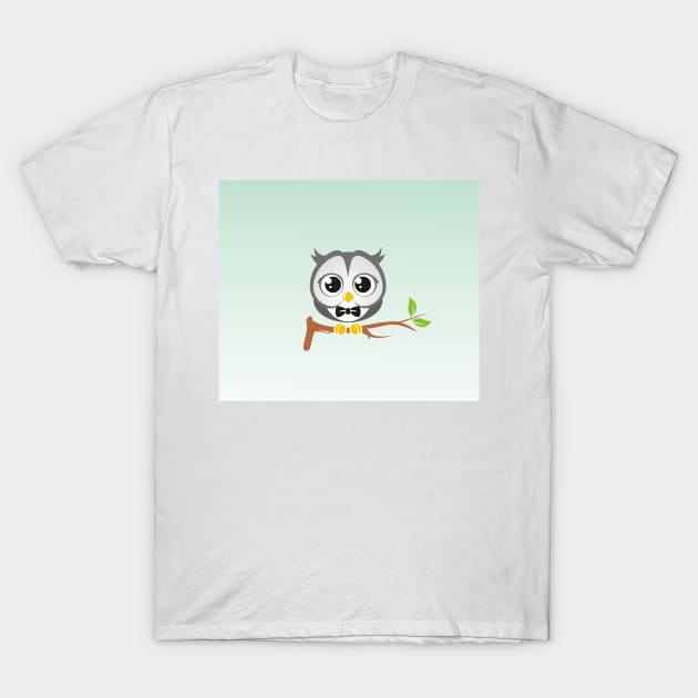Night owl T-Shirt by daghlashassan